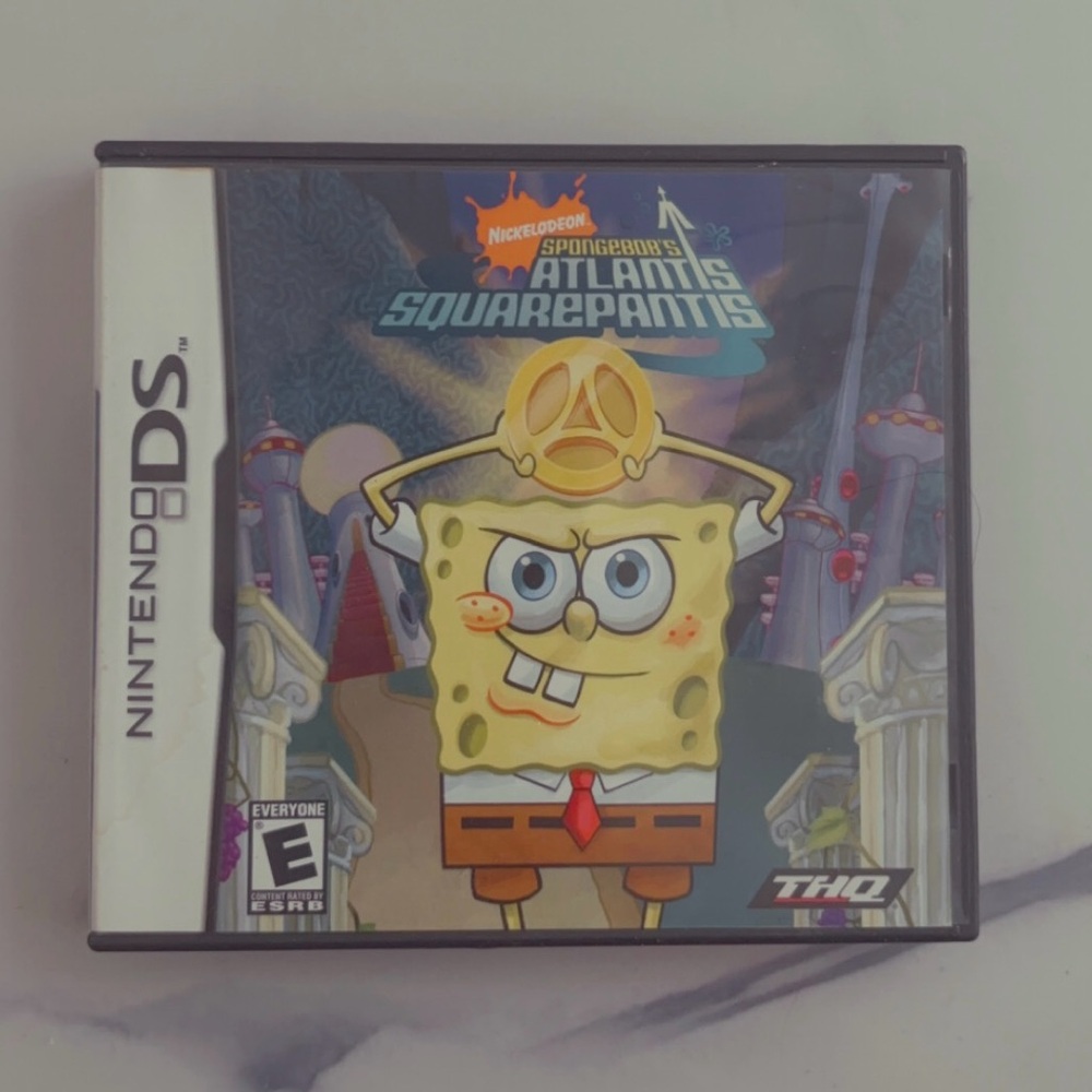 SpongeBob Atlantis Squarepantis - Nintendo DS Game (CIB)